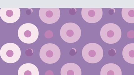 Elegant Purple Polka Dot Vector Background