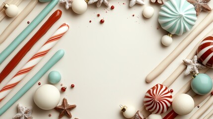 Bold diagonal candy stripe patterns with Massive Holiday Savings text, Christmas Sale, retro modern mix