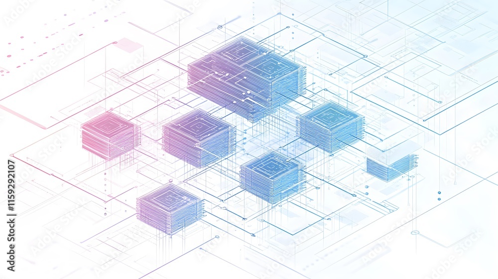 Poster abstract digital network system architecture design