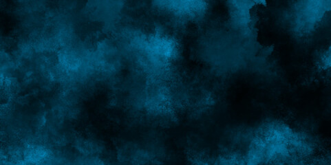 Beautiful stylist modern blue texture background with smoke, blue grunge watercolor patterned background with clouds, navy blue scratched grunge watercolor paper background.