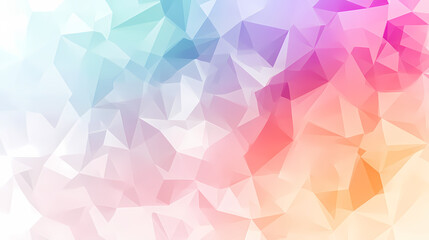 Pastel Dreamscape: Abstract Low Poly Background 