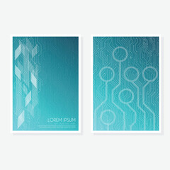 Modern cover design set. Blue, white abstract line pattern. Creative wavy stripe vector collection for business background, certificate, contemporary.
