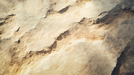 Obraz premium Sandstone Texture: Close-up view of natural sandstone, showcasing its intricate texture, color variations, and unique patterns. Ideal for backgrounds or design elements. 