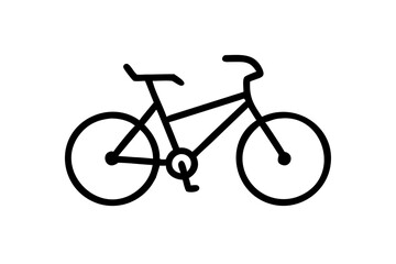 Bicycle Silhouette Vector Illustration Cycling Graphic