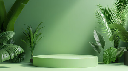 Serene Green Oasis Product Display 