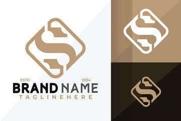 Letter S Elagant Logo Icon Vector Design Illustration