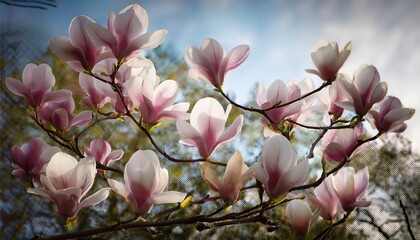 magnolia tree blossom