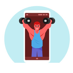 online fitness instructor