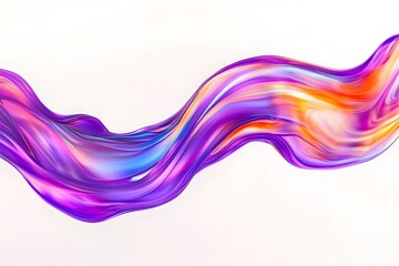 Naklejka premium Captivating Fluid Ink Splash with Mesmerizing Iridescent Sheen and Experimental Texture