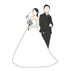 bride and groom