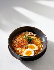 Aromatic Asian noodle soup, Asian cuisine