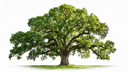 Obraz premium green tree isolated on white