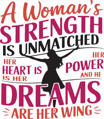 Obraz premium T-shirt design ,woman's Day vector art illustration.