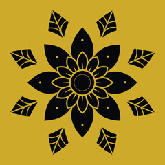 Mandala Art Vector Illustration