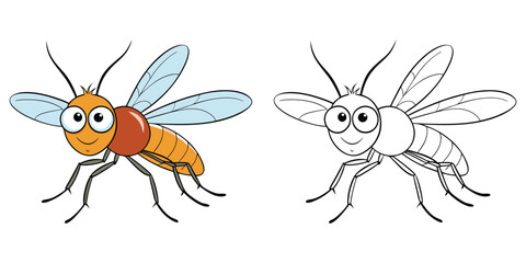  monkey with cute face vector illustration set