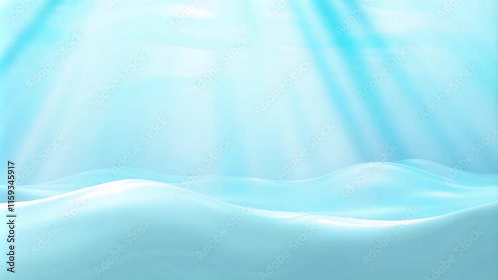 Poster sky blue white textured line gradient background smooth light blur, wide background. smooth horizont