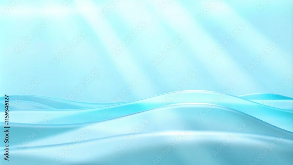 Poster sky blue white textured line gradient background smooth light blur, wide background. smooth horizont