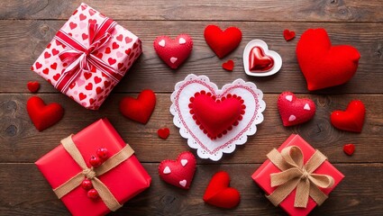 Heartfelt Valentine's Day Presents and Decorations, Showcasing Thoughtful Gifts, Romantic Atmosphere, and Love-Filled Celebrations for the Perfect Day