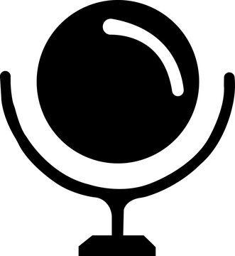 recommend clip art: Shiny mirror vector icon design isolated on white, face, oval