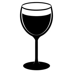 Glass of Wine High Quality Illustrations and Images for Elegant Designs