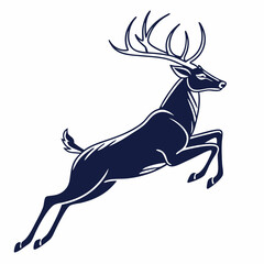 silhouette of a deer