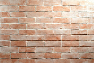 Obraz premium Textured brick wall in warm tones, perfect for backgrounds and designs