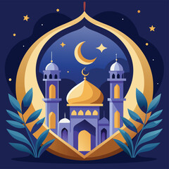 Ramadan Celebration abstract background illustration