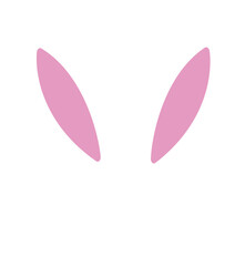 Cute rabbit ears headband flat vector.
Isolated Bunny ears costume icon.
Easter Cosplay Party Hair Styling Costume Dress Up for Kids Girls Women.
Transparent background.