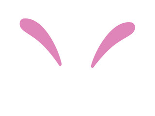 Cute rabbit ears headband flat vector.
Isolated Bunny ears costume icon.
Easter Cosplay Party Hair Styling Costume Dress Up for Kids Girls Women.
Transparent background.
