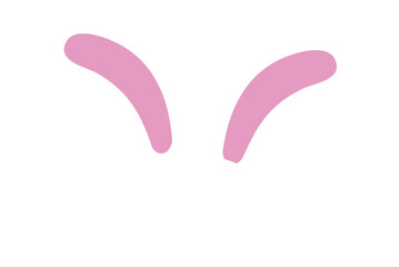 Cute rabbit ears headband flat vector.
Isolated Bunny ears costume icon.
Easter Cosplay Party Hair Styling Costume Dress Up for Kids Girls Women.
Transparent background.