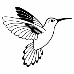 flying bird silhouette