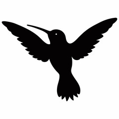 Obraz premium flying bird silhouette