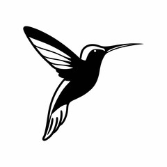 Obraz premium flying bird silhouette