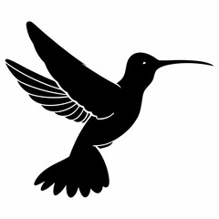 flying bird silhouette