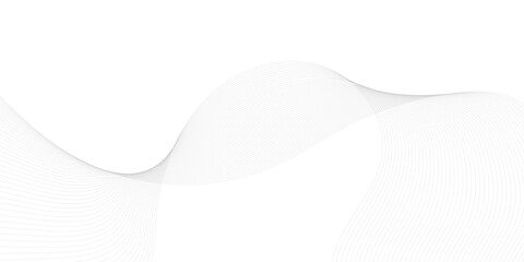 Abstract grey smooth element swoosh speed wave modern stream background. Abstract wave line for banner, wallpaper background with wave design. Abstract business wave curve lines background.