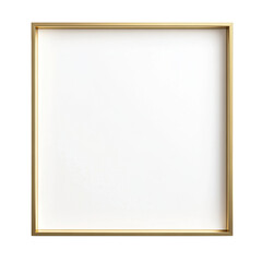 Gold Framed Empty Canvas for Art Display or Decoration Purpose