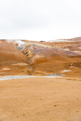 Hverarönd geothermal erea in iceland