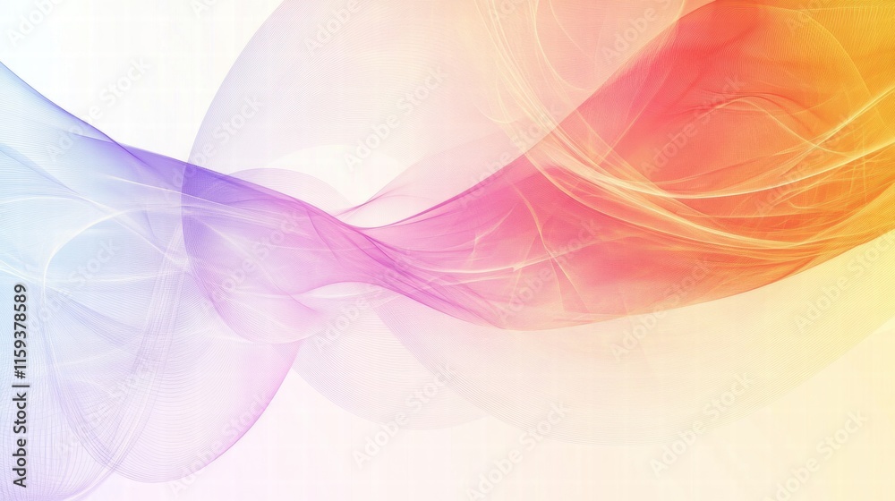 Poster Abstract fractal patterns with vibrant colors offering space for creative text and mock up designs. Generative AI