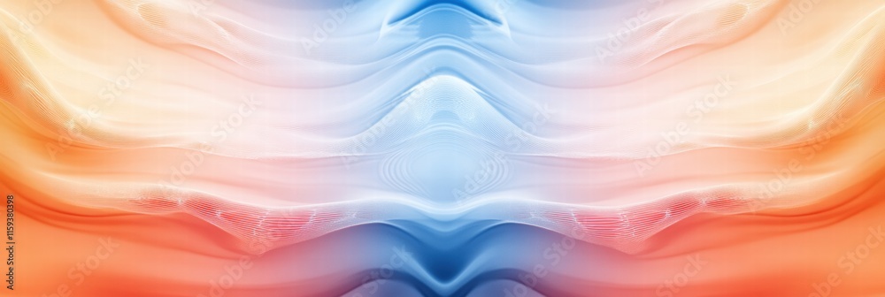 Poster explore vibrant abstract fractal patterns with ample space for text and creative expression. generat