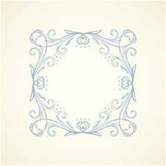 Old cute romantic book ribbon bow swirly tag swoosh element isolated on white paper card backdrop. Freehand black ink pen outline drawn curly corner sketchy in artistic rustic curlicue scrawl style