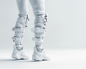 Evolution of gait training devices, basic walkers to AIdriven exoskeletons, clean design