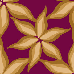 Seamless floral pattern, liberty ditsy print in delicate pastel colors. Pretty botanical design: small hand drawn flowers, little leaves, simple abstract bouquets on a light background