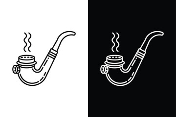 Pipe Dope icon vector on White Background ,Vector Art Illustration on white background.