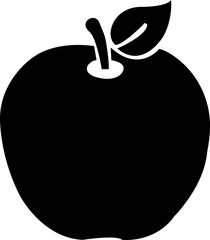 Apple fruit flat icon, health, food, fresh