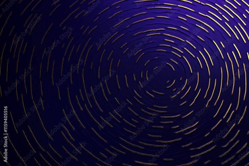 Poster circular gradients of deep purple and gold fading into one another