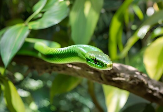 green tree python