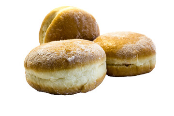 Berlin pancakes cookies on a transparent background