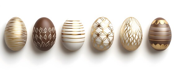 Fototapeta premium Happy Easter greeting Easter eggs and bunny Happy Easter poster background Easter egg card, framed banner design illustration