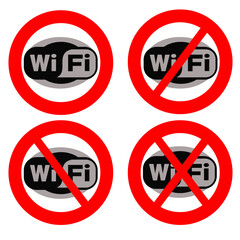 no wifi signs