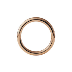 Golden ring isolated on transparent background,png